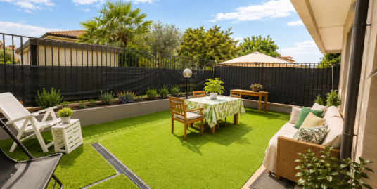 2 locali con giardino privato